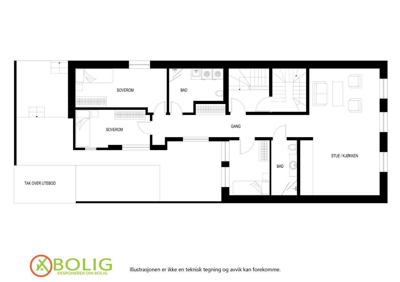 ברגן Keyser Apartments 6 מראה חיצוני תמונה